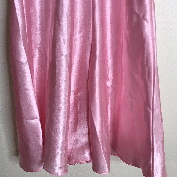 vtg Cacique 90s ladies pink button up nightie babydoll romper size small sexy - Picture 11 of 14